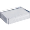 Aluminum bread pan 60*40cm euro standard 23.6*15.75” galvanized iron wire reinforced rim Bakery Pan - Image 3
