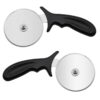 Stainless steel pizza roller cutter with pp handle 10cm