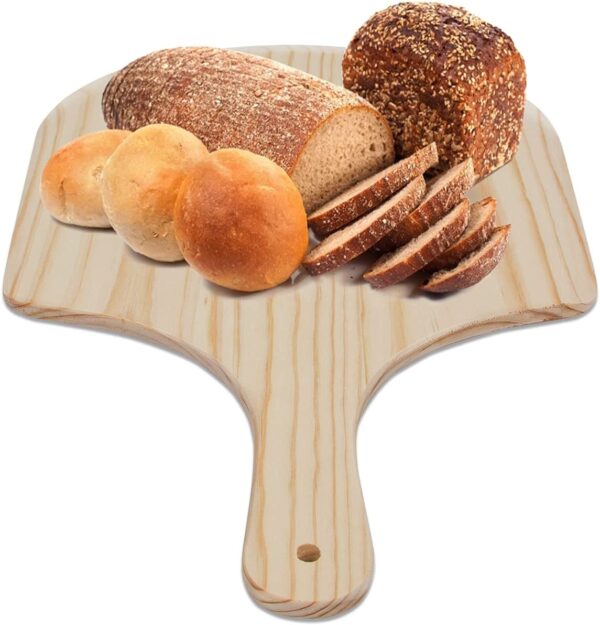 Pine wood pizza peel square shovel head wooden pizza board 12'' 14'' 16'' 18'' 20'' - Image 2