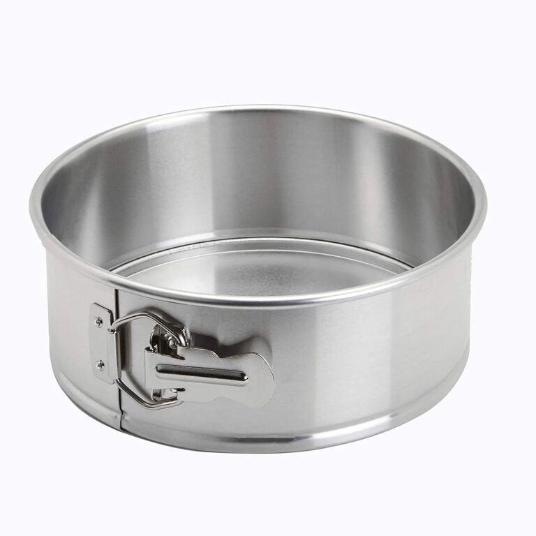 Aluminum cake pan with removable bottom 6" 8" 9" 10" 11" 12" with a lock