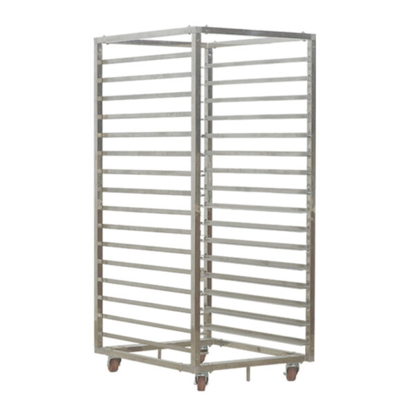 Aluminum bakery pan rack trolley stainless steel baking trolley oven trolley with tray - Image 2
