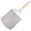Stainless steel pizza peel with foldable handle square shovel head pizza shovel 24cm