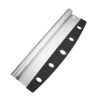 Stainless steel pizza cutter with pp lid 35cm - Image 2