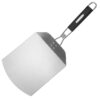 Stainless steel pizza peel with foldable handle square shovel head pizza shovel 24cm - Image 2