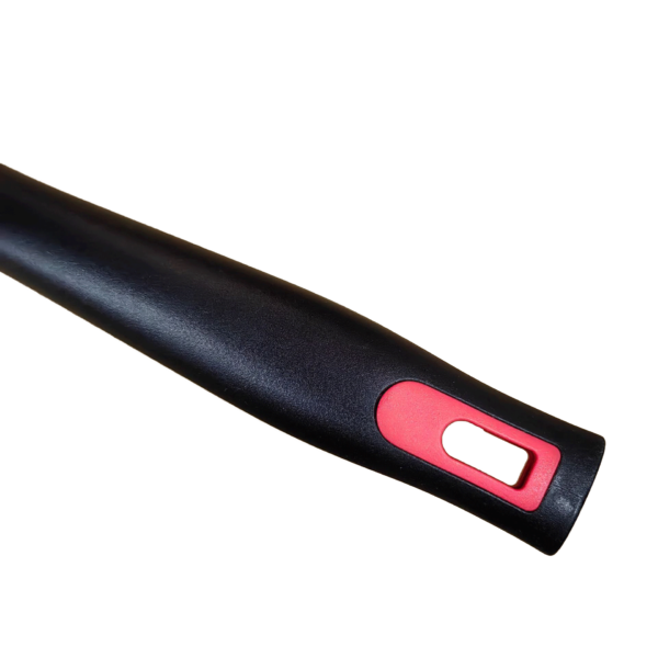 Stainless steel perforated pizza peel with fixed pp handle square shovel head pizza turning peel - Image 3