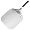 Aluminum pizza peel with foldable rubber plastic handle square shovel head pizza peel - Image 2