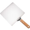 Stainless steel pizza peel 10 inch square shovel head pizza shovel with fixed wooden handle or detachable handle