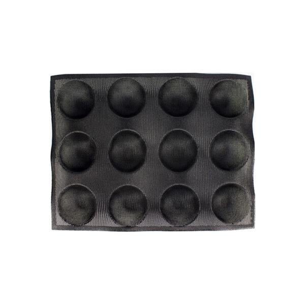 Nonstick glassfiber and silicone baking bread mould 12pcs ball shape bread mold 40*30cm
