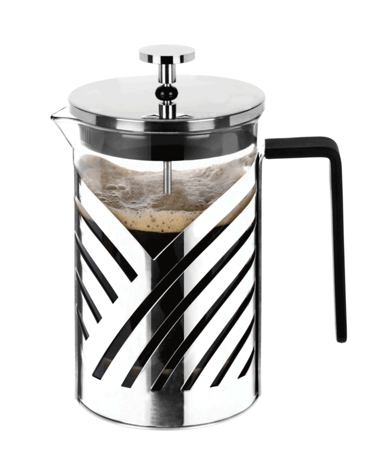 High borosilicate stainless steel french press with mental handle 800ml coffee maker