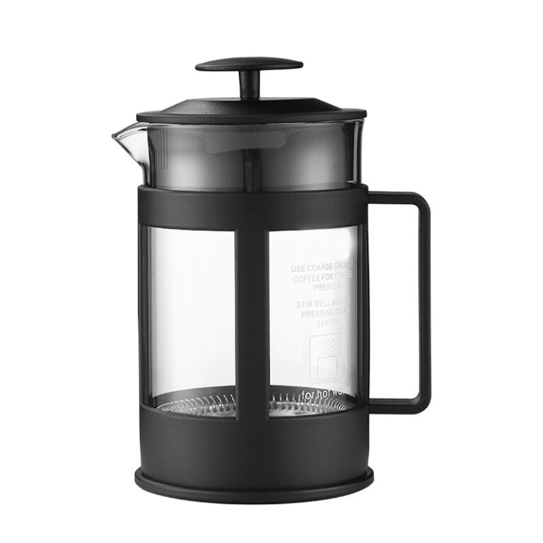 High borosilicate plastic french press with pp handle 350ml 800ml 1000ml