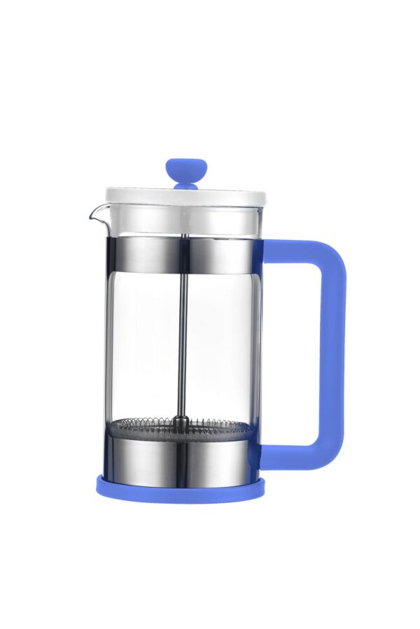 High borosilicate glass french press with painting,pp handle - Image 2