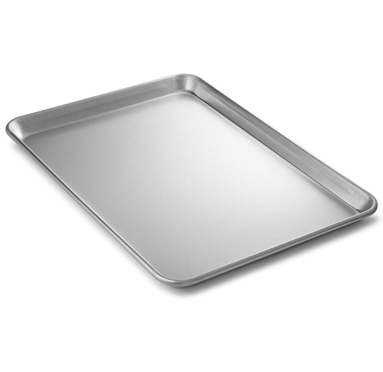 Aluminium bakery pan with galvanized iron wire reinforced rim heavy duty oven pan